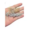 Golden diamond-encrusted hair comb, fashionable and elegant ladies' comb, 18cm exquisite gift box set Item Picture